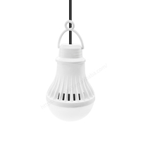 Lampe solaire LED intérieure/extérieure, éclairage d'urgence, alimentation par batterie DC 5V 12V, 3W 5W 7W, interrupteur marche/arrêt, ampoule suspendue
