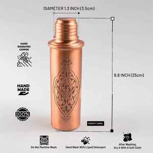 Botella de Agua de Cobre de Alta Calidad, Diseño a Prueba de Fugas para un Estilo de Vida Saludable e Hidratación Diaria, Disponible al Mejor Precio - Product Image 6
