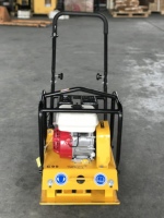 Compacteur à plaque vibrante portatif FSH C90, moteur essence 4 temps, boîte de vitesses à roulements, refroidissement par air, 90 kg, longue durée de vie, pour la construction