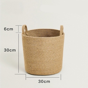 Cestas de Almacenamiento Plegables de Tela Tejida Ecológica Moderna de Alta Densidad para Ropa y Sala de Estar - Product Image 5