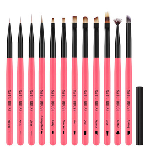 Juego de Pinceles Profesionales para Arte de Uñas Acrílicas, Estilo Japonés y Francés, para Pintura en Degradado, <span class=keywords><strong>Dibujo</strong></span> de Líneas y Pintura en Gel - Product Image 5