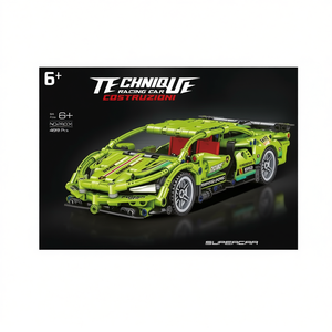 Technique Racing Car 499 Pcs <b>Building</b> <b>Blocks</b> Set Supercar Model For Kids Ages 6 Plus - Product Image 3