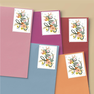 Etiquetas <span class=keywords><strong>Postales</strong></span> Legales para EE. UU., Venta al por Mayor, 2018, Tema Amor y Florecimiento, <span class=keywords><strong>Sellos</strong></span> para Bodas y Cumpleaños, Etiquetas de Envío Permanentes - Product Image 1