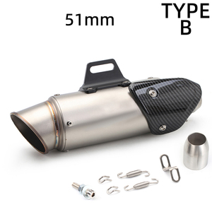 <span class=keywords><strong>Silencieux</strong></span> d'Échappement Universel pour Moto, pour R6 <span class=keywords><strong>MT09</strong></span> CBR1000, 51mm - Product Image 2