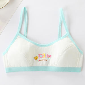 Soutiens-gorge d'entraînement pour adolescentes, dessin animé adorable, sans couture, avec 95% de coton, soutien-gorge pour petite poitrine, sans armatures, tube top pour adolescentes - Product Image 3