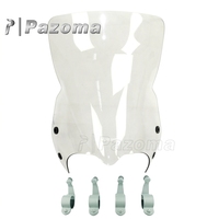 Pare-brise de moto, déflecteur avant avec pinces de fixation pour Suzuki Boulevard M109R M50 M90 2006-2016