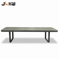 Direct de l'usine Ensemble table à manger et chaises de jardin d'extérieur au design moderne et de luxe Mobilier de patio durable pour hôtels et entrepôts