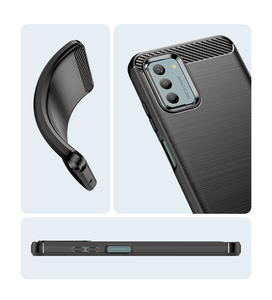 Étui de téléphone en fibre de carbone pour <span class=keywords><strong>Nokia</strong></span> 8.3 <span class=keywords><strong>5G</strong></span> 5 5.1 6 6.1 7 7 Plus 7.1 8 8.1 9 9 Pure View 2.4 3.4 5.4 6.3 C21 Plus G50 X100 - Product Image 5
