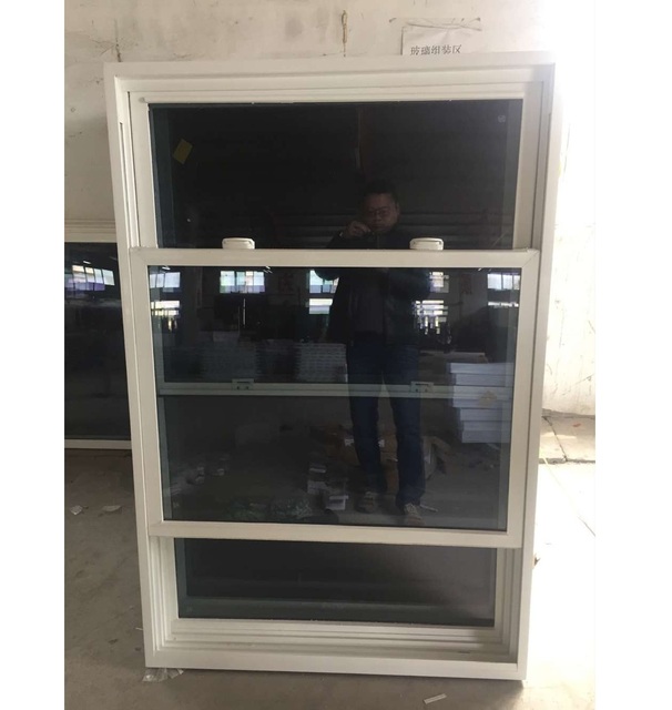 UPVC Window Low-E Glass Durable and Energy Efficient with Insect Net for Apartment
