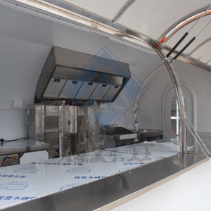 รถขายอาหารขนาดเล็กพร้อมตู้ทำไอศครีมทอดแบบอะลูมิเนียมเต็มรูปแบบในครัว - Product Image 5