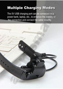 คลิป<span class=keywords><strong>ชาร์จ</strong></span>สายนาฬิกาอัจฉริยะแบบ PVC ทองแดงแท้ 2 ขา 3 ขา 3 มม. 4 มม. 7 มม. - Product Image 5