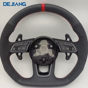 <span class=keywords><strong>Volante</strong></span> Deportivo para Automóvil para <span class=keywords><strong>Audi</strong></span> A3 <span class=keywords><strong>A4</strong></span> A5 A6 A7 S3 S4 S5 S6 S7 Q5 Q7 Q8 A1 S7 Q3, <span class=keywords><strong>Volante</strong></span> de Cuero Personalizado - Product Image 2