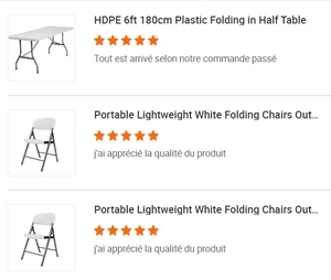 كرسي طعام خارجي بلاستيكي قابل للطي قابل للطي أسود حديث من البولي إيثيلين عالي الكثافة بتصميم جديد للحدائق والفنادق والمستشفيات والفيلات وغرف النوم والدخول - Product Image 5