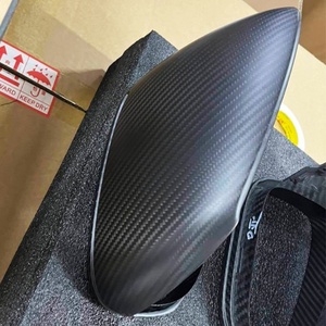 Nouveau boîtier de rétroviseur latéral noir en fibre de carbone mate 2019-2024 pour 911 992 – Rétrofit/Amélioration - Product Image 4