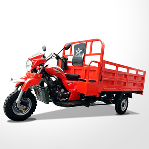 Tricycle à moteur rouge 250 cm³ pour adultes, refroidi par eau, 4 temps, livraison rapide - Product Image 3