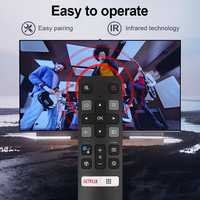 Grosir Remote Control TV pintar baru RC802V Universal IR Remote menggantikan model lama plastik & bahan ABS UNTUK TCL Android