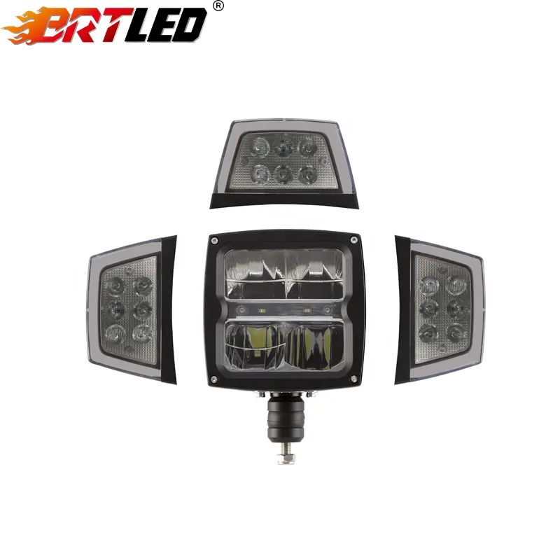 DOT/E-mark LED Snowplow headlight truck heavy duty LED headlamp car