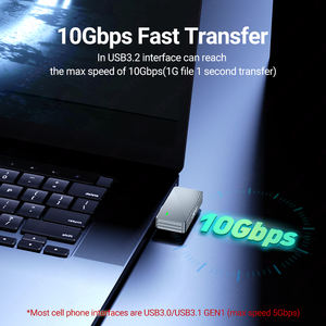 Jeyi pabrik langsung M.2 2230 NVMe kandang USB3.2 Gen2 10Gbps casing aluminium dengan Chip RTL9210 dan kabel pendingin pasif bebas - Product Image 4