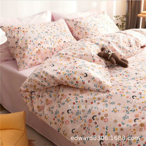 <strong>100</strong>% <strong>Cotton</strong> Printed Brocade <strong>Fabric</strong> 40*40 Pastoral Animal Cartoon Flame Retardant PA Coated Heavyweight Home Textile Bed Sheet - Product Image 1