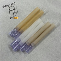 Tube à fumer en verre spiralé violet exclusif 10 * 30 MM avec diamètre de la bouche en verre personnalisable