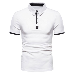 YUKARI ENTERPRISES 2023 été hommes Polo décontracté Jersey tissu avec Logo brodé à manches courtes revers grande taille caractéristique - Product Image 1
