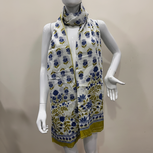 Nouveau design de dupatta en coton imprimé multicolore, écharpe fantaisie, dupatta fait main, écharpe en coton vintage pour femmes, nouveau design - Product Image 1