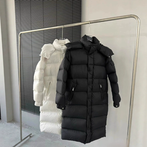 เสื้อแจ็คเก็ตดาวน์มีฮู้ดคุณภาพสูงสำหรับฤดูหนาว สไตล์คู่รัก ทรงยาว - Product Image 1