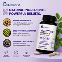 Capsules pour le métabolisme nocturne : Haricot blanc, Graine de café vert, CLA, L-Carnitine – Complément alimentaire