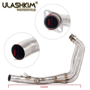 Échappement pour moto, système d'échappement complet, tuyau de liaison pour Yamaha MT-09 FZ-09 <span class=keywords><strong>MT09</strong></span> FZ09, pas <span class=keywords><strong>Tracer</strong></span> 14-18, silencieux d'échappement - Product Image 4