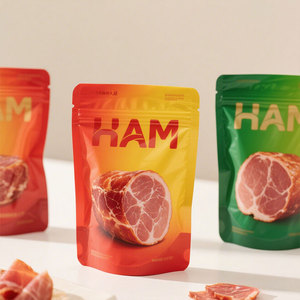 Sac en plastique debout avec impression personnalisée en matériau <span class=keywords><strong>de</strong></span> qualité alimentaire Pieds <span class=keywords><strong>de</strong></span> poulet à salade Sac <span class=keywords><strong>de</strong></span> <span class=keywords><strong>jambon</strong></span> aux pépites <span class=keywords><strong>de</strong></span> chocolat et noix <span class=keywords><strong>de</strong></span> coco - Product Image 1