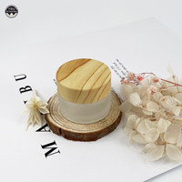 Pot de rangement de luxe en verre hermtique, 1 unité, pour emballage de téflon à thé avec bouchon en bois