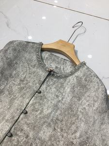 เสื้อแจ็กเก็ตแขนสั้น<span class=keywords><strong>ล</strong></span>ำลองของผู้หญิงสำหรับฤดูใบไม้ร่วงแฟชั่นทันสมัยลายสีพื้นแบบดิจิตัลอเนกประสงค์แบบสั้น - Product Image 4