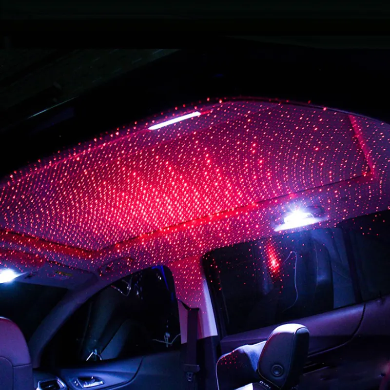 Автомобильный проектор с внутренним интерфейсом, музыкальный Датчик управления, стробоскопическая вспышка, красный лазерный свет