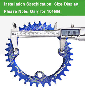<span class=keywords><strong>Plateau</strong></span> de pédalier VTT et vélo de route 104bcd Narrow Wide 30T 32T 34T 36T 38T, <span class=keywords><strong>Plateau</strong></span> de pédalier simple - Product Image 6