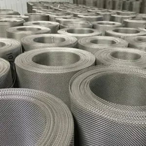 304 316 Stainless Steel Woven Screen 60 80 Mesh Twill Weave Stainless Steel Sieve Wire Mesh