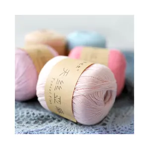 Ring Spinning Knitting Tencel Linen Spring/Summer Threads Cotton Yarn Handmade Crochet Garment Threads