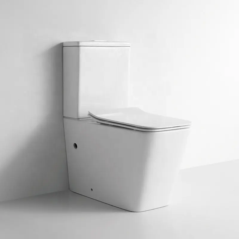 Australische Standaard Wc Tweedelige Keramische Randloze Toiletten