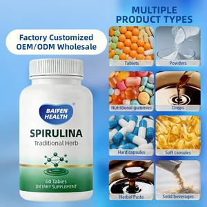 Tabletas de Espirulina para Adultos OEM/ODM, Suplemento Dietético para el Metabolismo Energético, Soporte Antioxidante, Apto para Veganos, Sin Gluten, Orgánico - Product Image 4