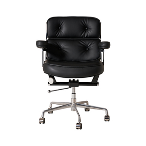 Fauteuil de direction inclinable à dossier haut, chaise de bureau en cuir avec fonction inclinaison et repose-pieds pour bureau à domicile 135 °   Chaise de bureau ergonomique inclinable - Product Image 5