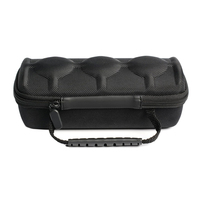 Boîte à montres de luxe portable avec fermeture éclair, 3 emplacements, logo personnalisé, étanche, en EVA, noire, pour voyage