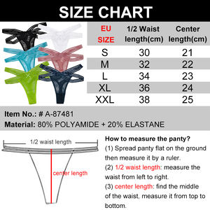 กางเกงในสตรีแบบมีสายรัด <span class=keywords><strong>x</strong></span> กางเกงในจีสตริงโปร่งใสเซ็กซี่ - Product Image 2