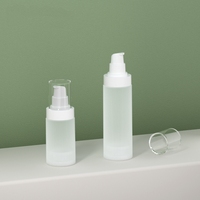 Flacon pompe sans air personnalisé en usine, 50 ml, 100 ml, flacons sans air, emballage de soins de la peau pour hommes, luxe, 1 oz, flacons pompe pour crème pour le visage, sérum