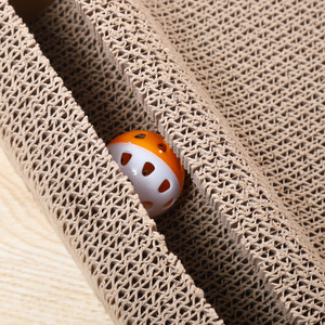 Rascador para gatos Z, cartón corrugado con campana, tamaño grande, rascador para gatos, juguete para gatos de cartón corrugado, gato - Product Image 2