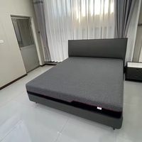 Matelas en mousse à mémoire de forme pleine grandeur, prix d'usine, vente en gros, tissu tricoté, fermeté moyenne, sans fibre de verre, mobilier de chambre à coucher