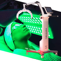 Système de luminothérapie LED PDT vert professionnel pour salon de beauté, traitement facial, 1820 LED, dispositif de beauté LED médical IIa