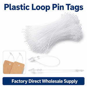 Attaches à clipser transparentes extra longues de 300 mm (12 pouces) pour la sécurité, idéales pour les projets de bricolage, les outils de jardinage et les marchandises volumineuses. - Product Image 1