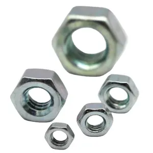 China manufacture heavy hex head coupling nuts din 934 m3 m6 m10 m12 m25 m32 m60 m64 hot dip galvanized stainless steel hex nut