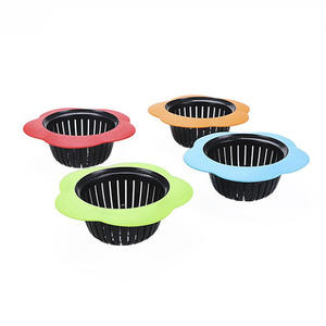 Panier-filtre en plastique multifonction pour <span class=keywords><strong>évier</strong></span> <span class=keywords><strong>de</strong></span> <span class=keywords><strong>cuisine</strong></span> <span class=keywords><strong>Grille</strong></span> alimentaire et filtre Passoire et passoire en un seul produit - Product Image 3