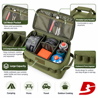 Sac de rangement pour pique-nique et camping en plein air, résistant à l'eau, en tissu Oxford, personnalisable en gros, avec séparateurs, moins de 20L, MOQ 300 pièces, certifié CE