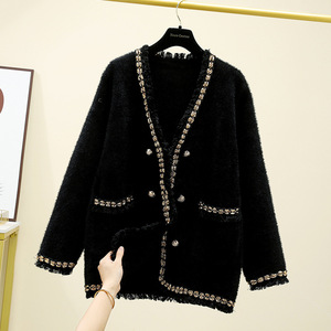 도매 가을 및 겨울 신상 한국 니트 패션 슬림 브이넥 가디건 스웨터 여성 재킷 RS100 - Product Image 6